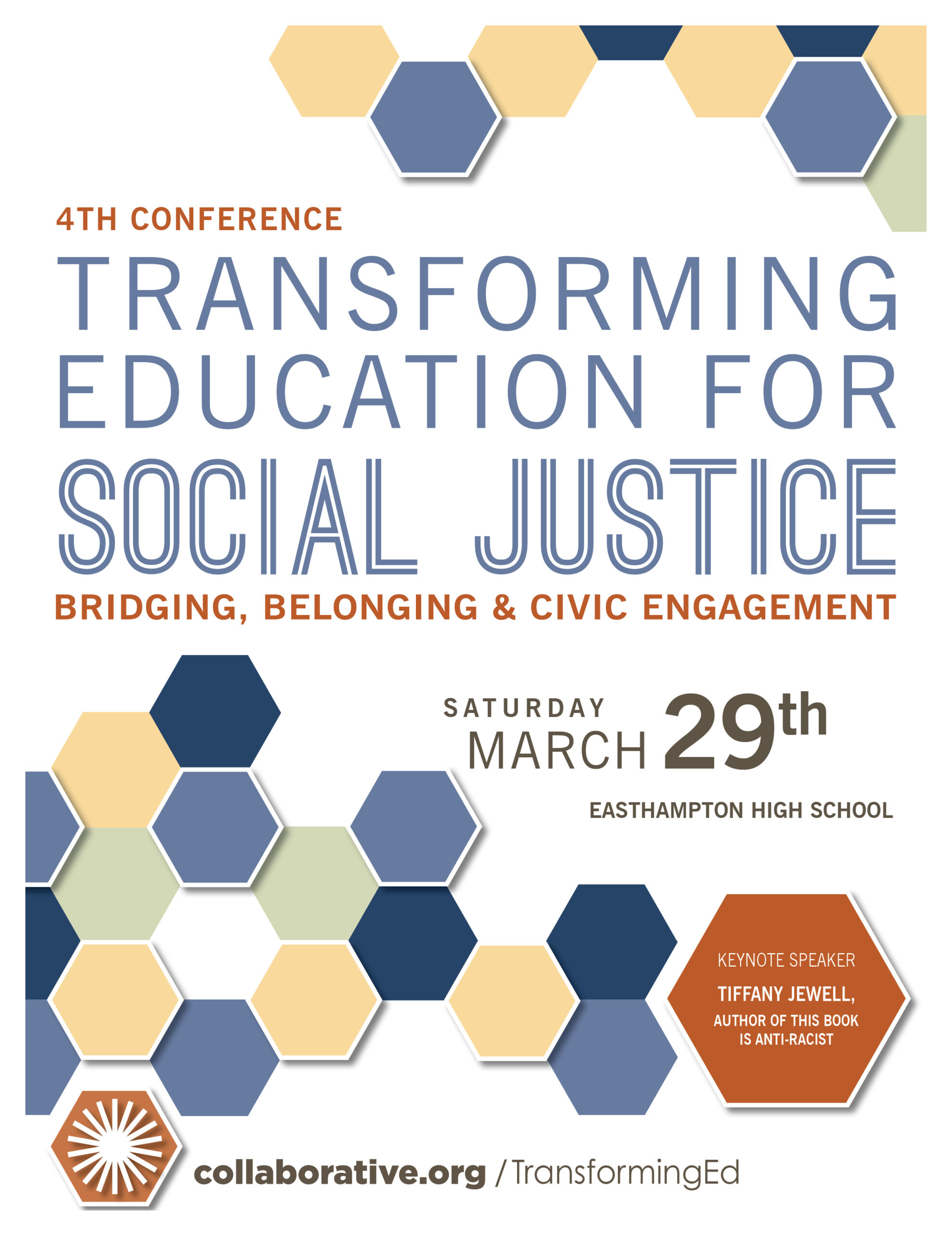 flyer for the 2025 Transforming Education for Social Justice Conference