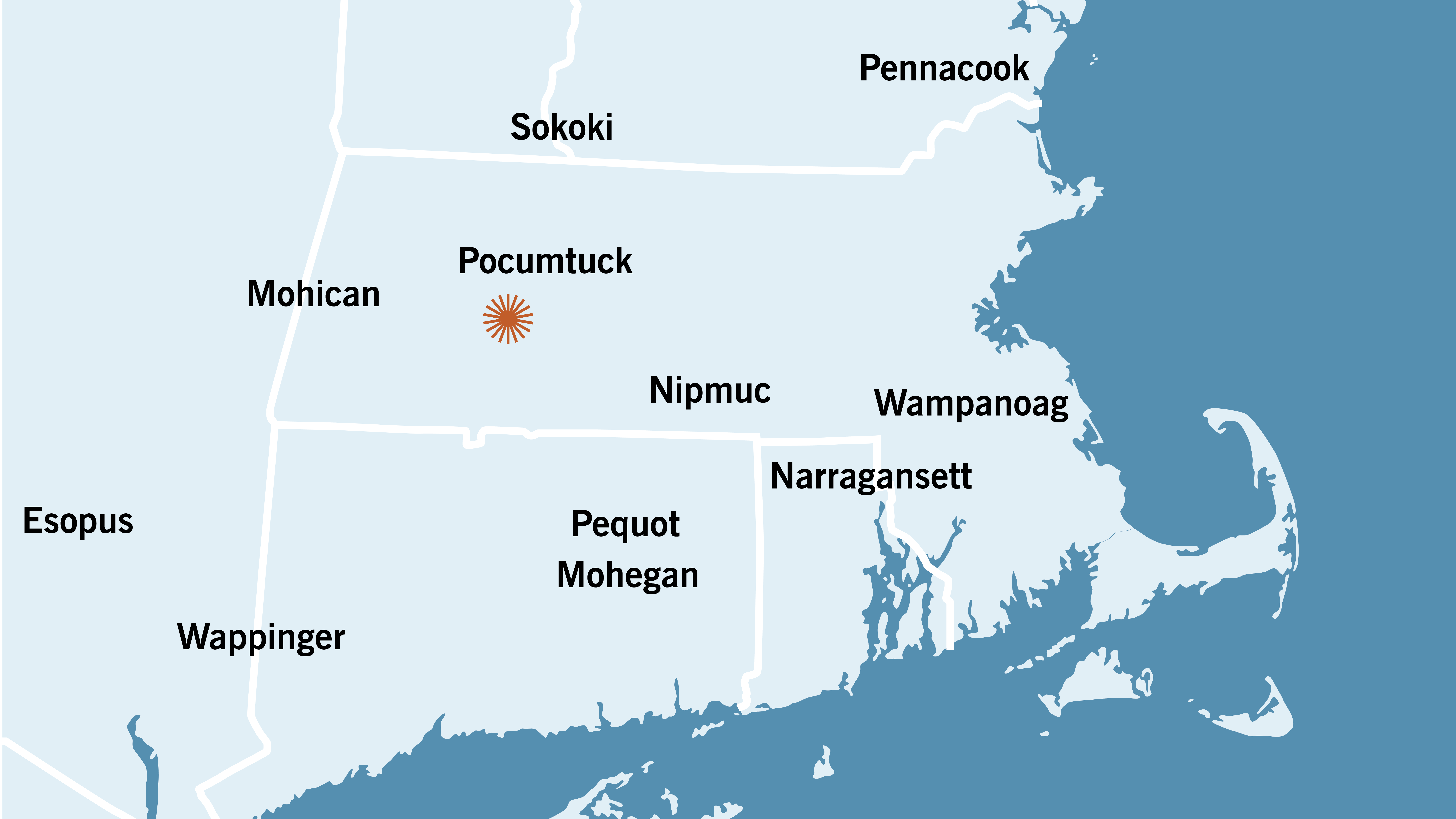 Native territories in Massachusetts